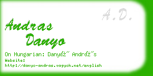 andras danyo business card